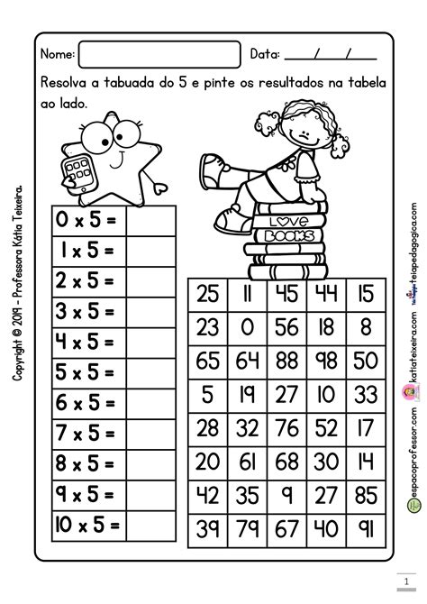 resolva as multiplicação 5 ano